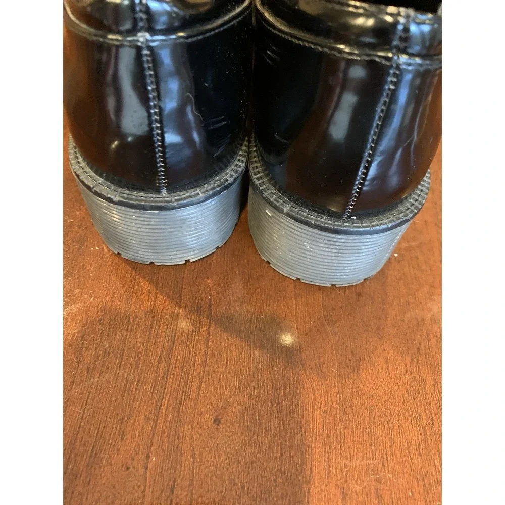 Urban‎ Outfitters Zip Black Shoes Wedge Heel Boot Shoe Sz 9